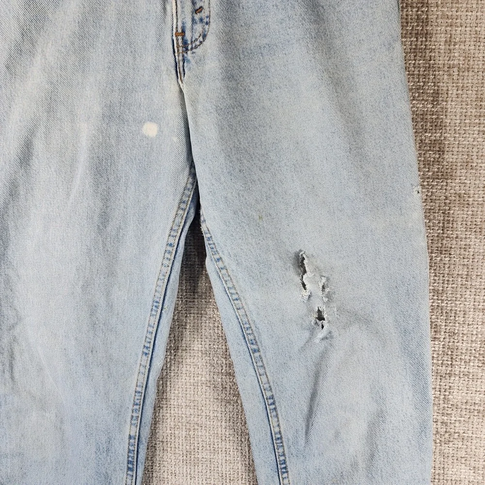 VTG Levis 550 Orange Tab Blue Jeans Mens 31‎ Relaxed Fit Tapered (31x28.5)